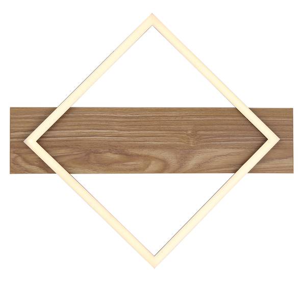 LED-Deckenleuchte Beatrix Typ E Acrylglas / Eisen - 1-flammig