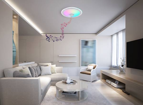Lampada a soffitto LED Dunny Vetro acrilico / Ferro - 2 punti luce