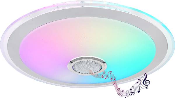 Lampada a soffitto LED Dunny Vetro acrilico / Ferro - 2 punti luce