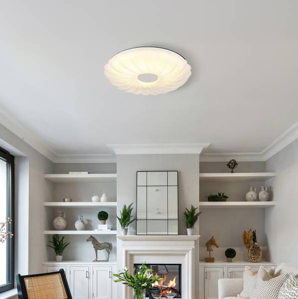 Lampada a soffitto LED Cavendish Vetro acrilico / Ferro - 1 punti luce