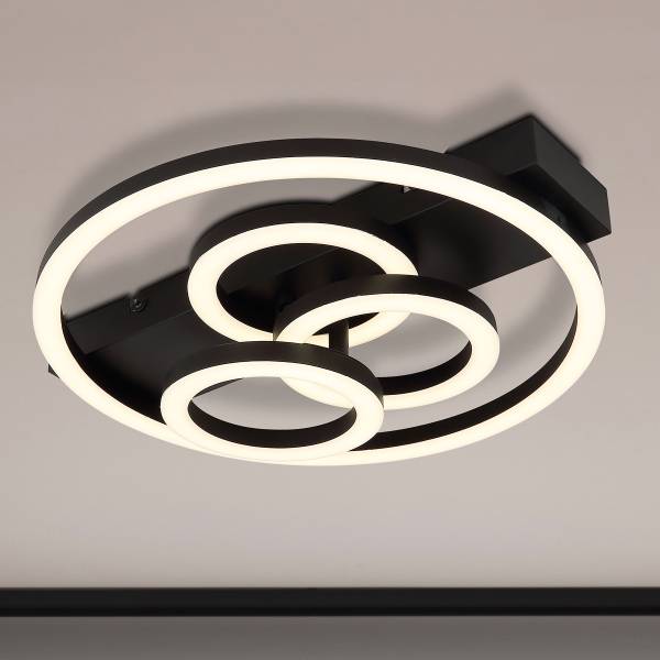 Lampada a soffitto LED Darryl I Vetro acrilico / Ferro - 1 punti luce