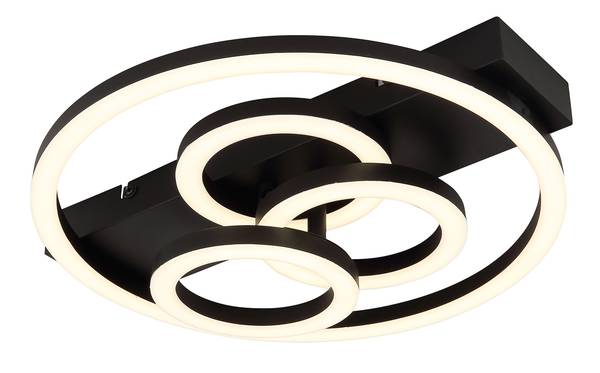 Lampada a soffitto LED Darryl I Vetro acrilico / Ferro - 1 punti luce