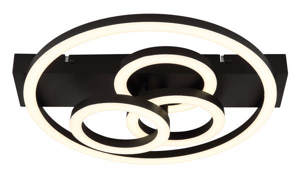 Lampada a soffitto LED Darryl I Vetro acrilico / Ferro - 1 punti luce