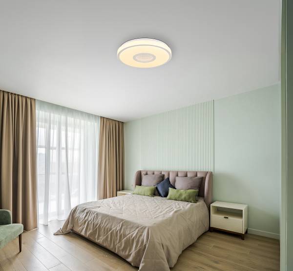 Lampada a soffitto LED Astania C Vetro acrilico / Ferro - 1 punto luce