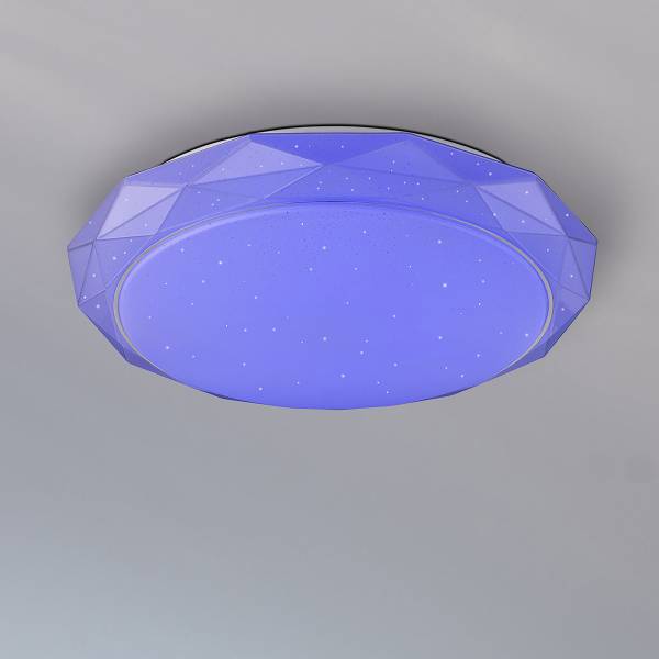 LED-Deckenleuchte Andi Acrylglas / Eisen - 2-flammig