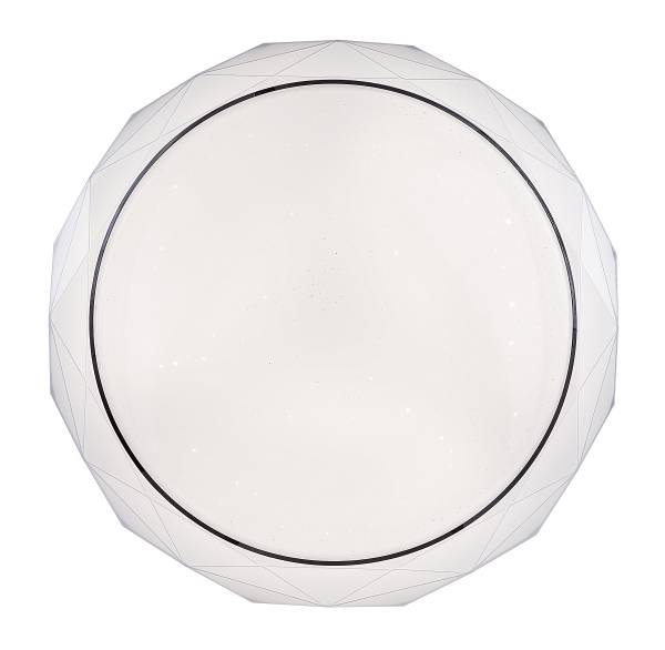 LED-Deckenleuchte Andi Acrylglas / Eisen - 2-flammig