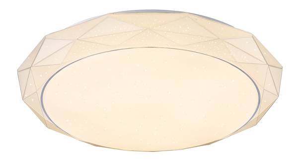 LED-Deckenleuchte Andi Acrylglas / Eisen - 2-flammig