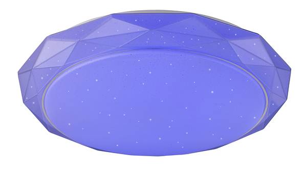 LED-Deckenleuchte Andi Acrylglas / Eisen - 2-flammig