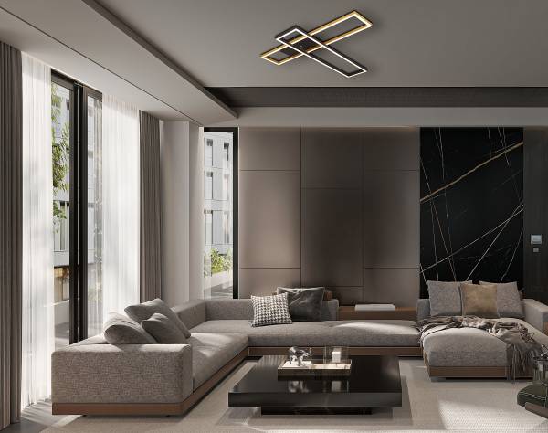 Lampada a soffitto LED Dakari A Vetro acrilico / Ferro - 1 punti luce
