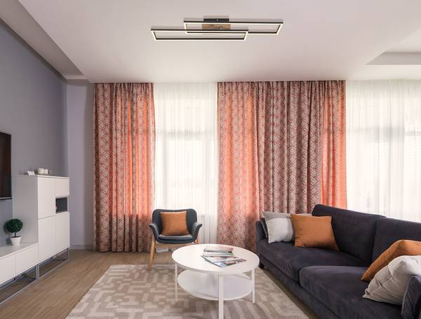 Lampada a soffitto LED Dakari A Vetro acrilico / Ferro - 1 punti luce