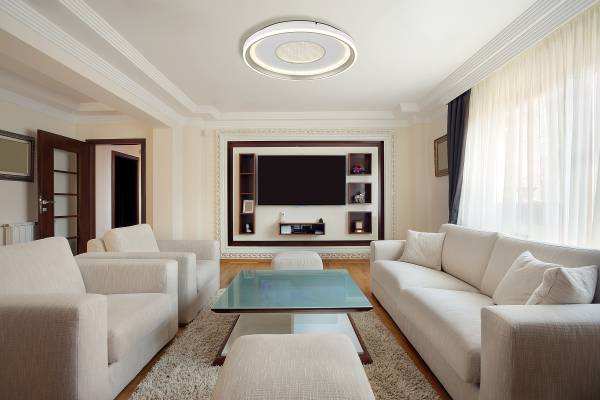 Lampada a soffitto LED Eila Vetro acrilico / Ferro - 1 punto luce