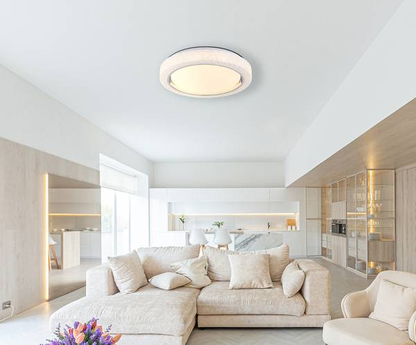 Lampada a soffitto LED Liami B Vetro acrilico / Ferro - 1 punto luce