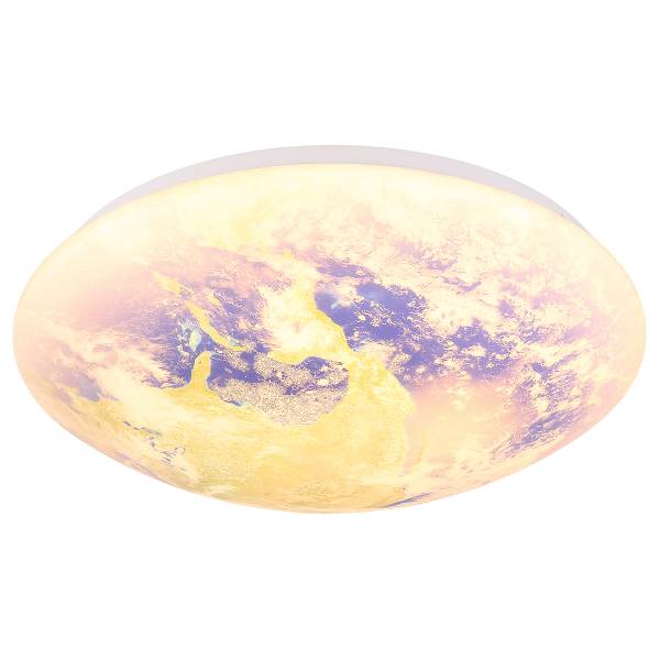 LED-Deckenleuchte Gaia Acrylglas / Eisen - 1-flammig
