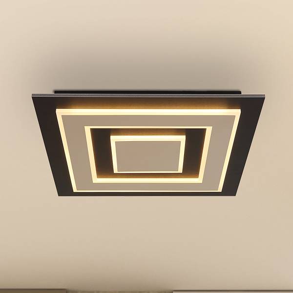 LED-Deckenleuchte Jayden Typ F Acrylglas / Eisen - 1-flammig