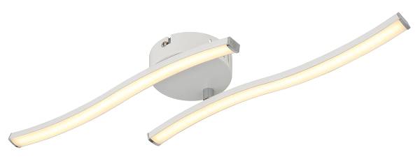 Lampada a soffitto LED Tyler Vetro acrilico - 1 punto luce - Bianco