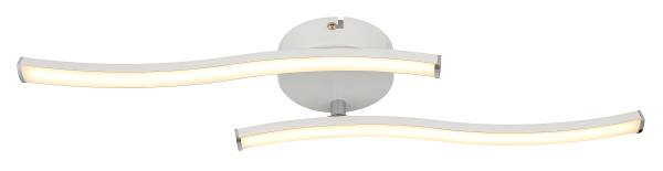 Lampada a soffitto LED Tyler Vetro acrilico - 1 punto luce - Bianco