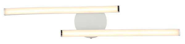Lampada a soffitto LED Tyler Vetro acrilico - 1 punto luce - Bianco