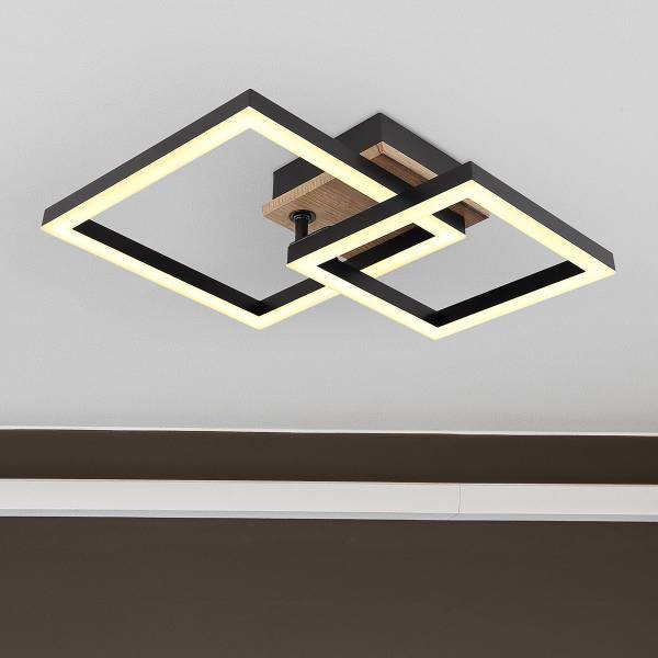 LED-Deckenleuchte Bard Acrylglas / Eisen - 1-flammig