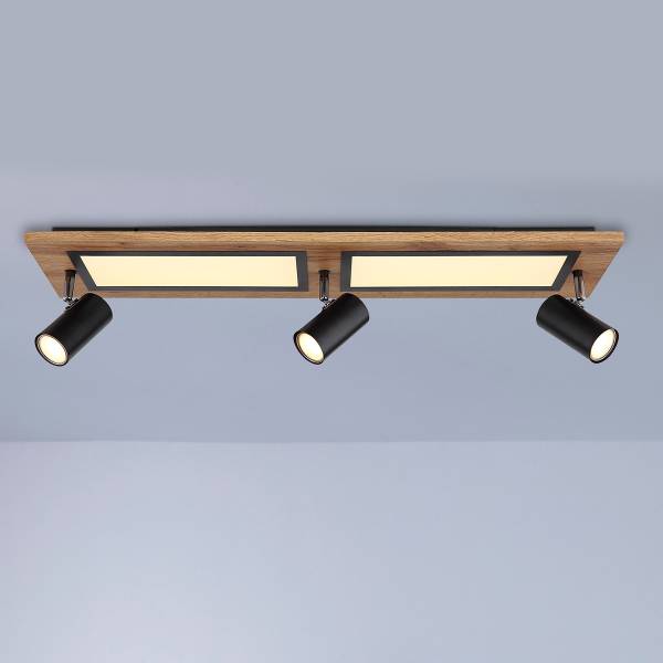 LED-Deckenleuchte Ulla Typ B Eisen / Acrylglas - 4-flammig