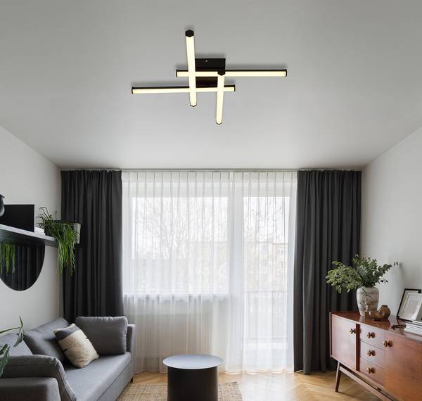 LED-Deckenleuchte Kirina Typ B Acrylglas - 1-flammig