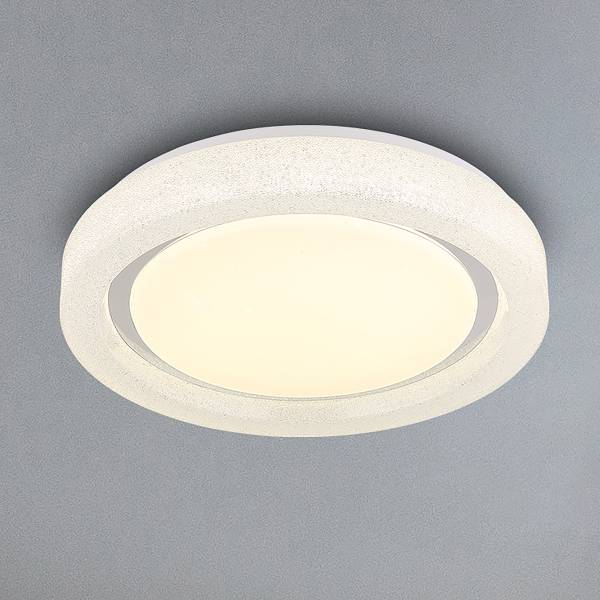 Lampada a soffitto LED Marcia rotondo Vetro acrilico / Ferro - 1 punto luce