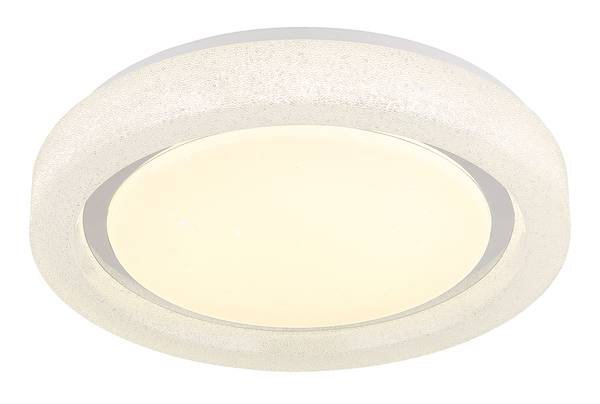 Lampada a soffitto LED Marcia rotondo Vetro acrilico / Ferro - 1 punto luce