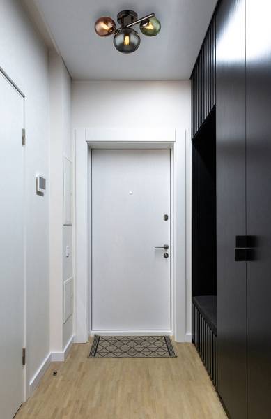 LED-Deckenleuchte Riha Typ H Farbglas / Eisen - 3-flammig