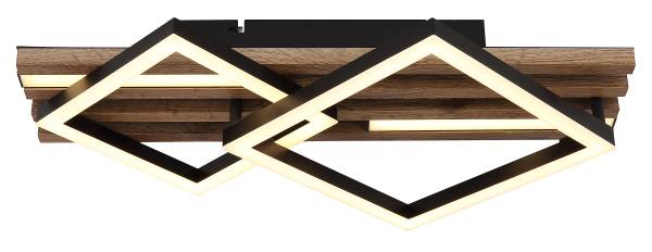 Lampada a soffitto LED Obrien B Vetro acrilico / Ferro - 1 punto luce