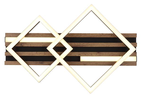 Lampada a soffitto LED Obrien B Vetro acrilico / Ferro - 1 punto luce
