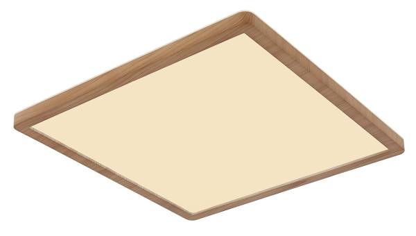 Lampada a soffitto LED Sapana Vetro acrilico - 1 punto luce - Marrone - Larghezza: 42 cm