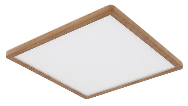 Lampada a soffitto LED Sapana Vetro acrilico - 1 punto luce - Marrone - Larghezza: 42 cm