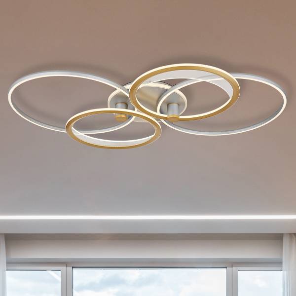 LED-Deckenleuchte Umbra Typ B Aluminium / Acrylglas - 1-flammig