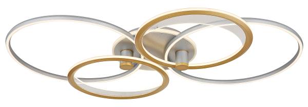 LED-Deckenleuchte Umbra Typ B Aluminium / Acrylglas - 1-flammig