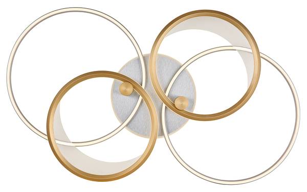 LED-Deckenleuchte Umbra Typ B Aluminium / Acrylglas - 1-flammig