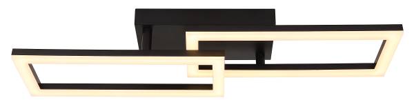LED-Deckenleuchte Sapena Typ C Acrylglas / Eisen - 1-flammig