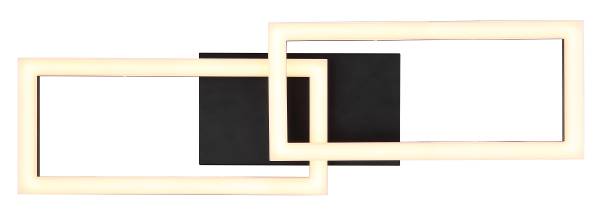 LED-Deckenleuchte Sapena Typ C Acrylglas / Eisen - 1-flammig