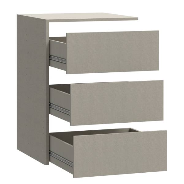 Cassettiera Louesta A grigio