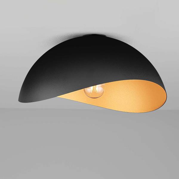 Deckenleuchte Opsi Typ B Aluminium - Schwarz / Gold