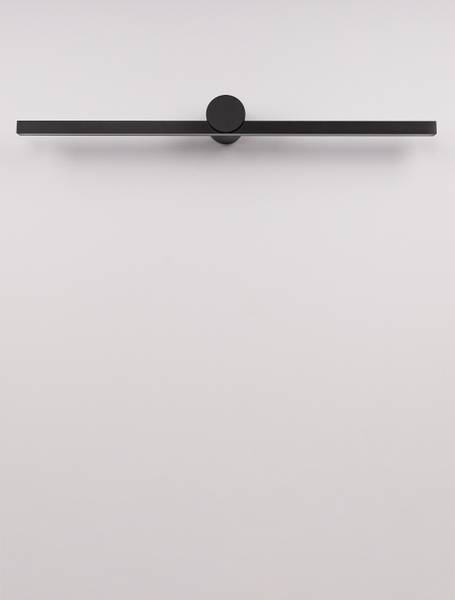 Badleuchte Breggo Aluminium - Schwarz - Breite: 81 cm