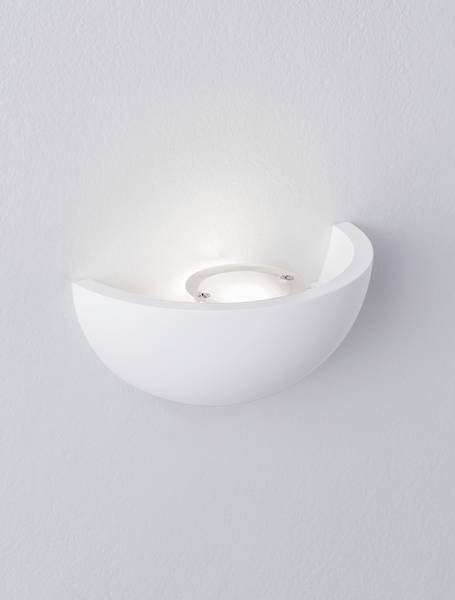 Wandleuchte Onica Keramik - Weiß