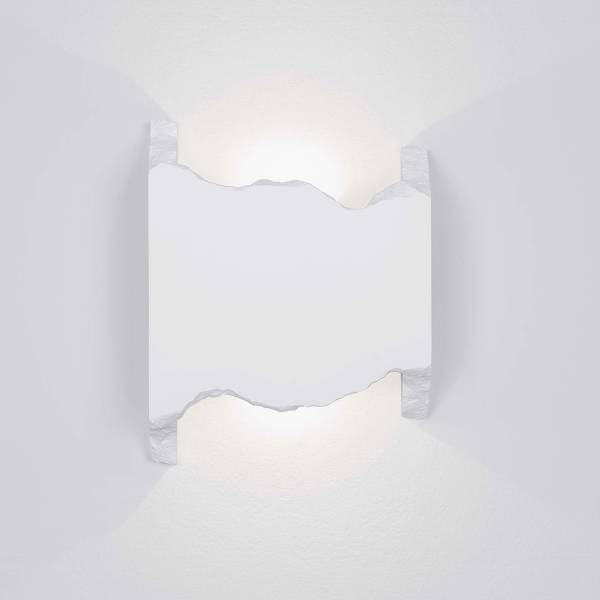 Wandleuchte Alas Typ A Keramik - Weiß