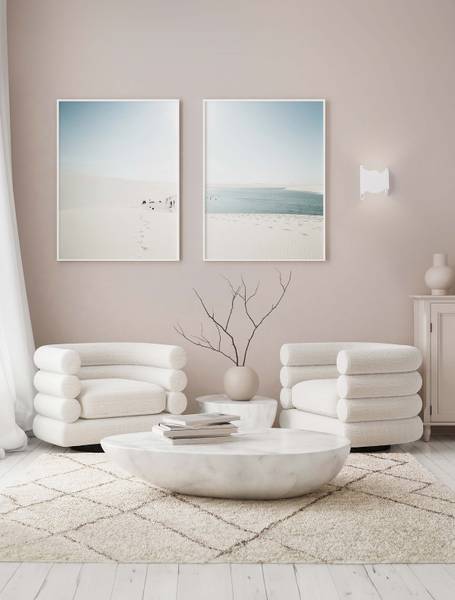 Wandleuchte Alas Typ A Keramik - Weiß