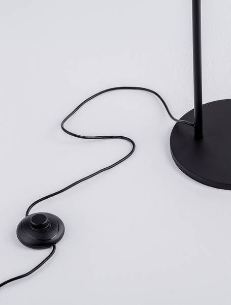 Vloerlamp Sfera aluminium - zwart