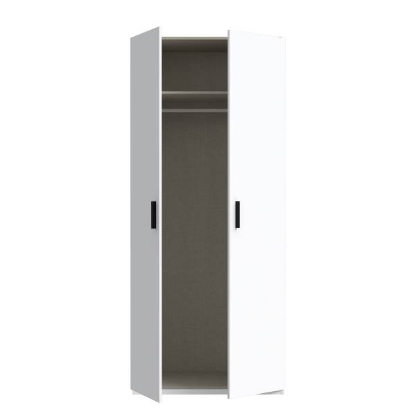 Armadio battente Tabourt bianco