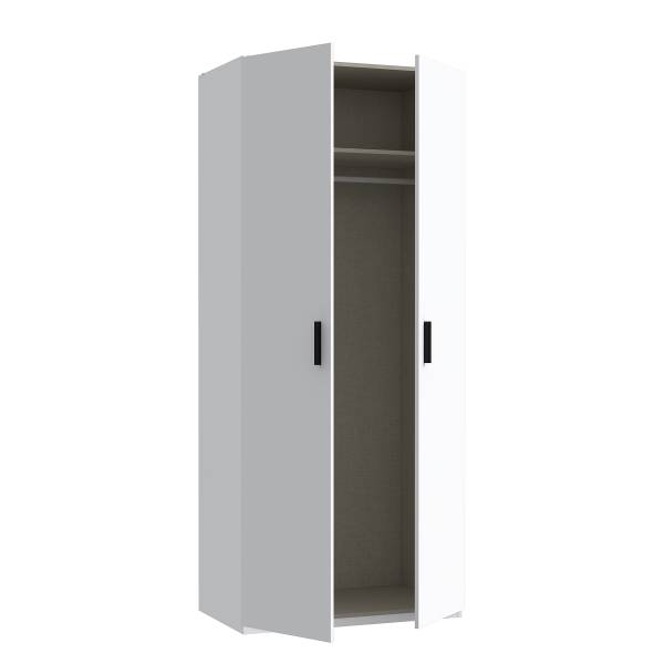 Armadio battente Tabourt bianco