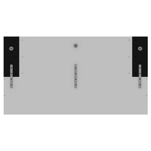 Bedframe Piechov wit/Riviera eikenhouten look - 160 x 200 cm