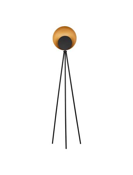 Lampadaire Kitro aluminium noir / doré