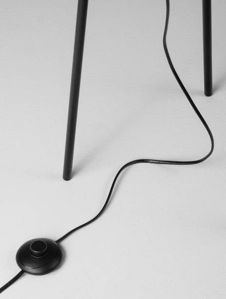 Lampadaire Kitro aluminium noir / doré