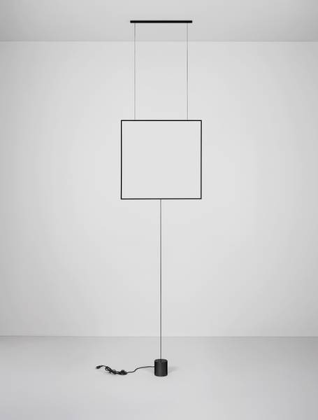 Deckenleuchte Dahlia Aluminium / Acrylglas - Schwarz - Höhe: 392 cm