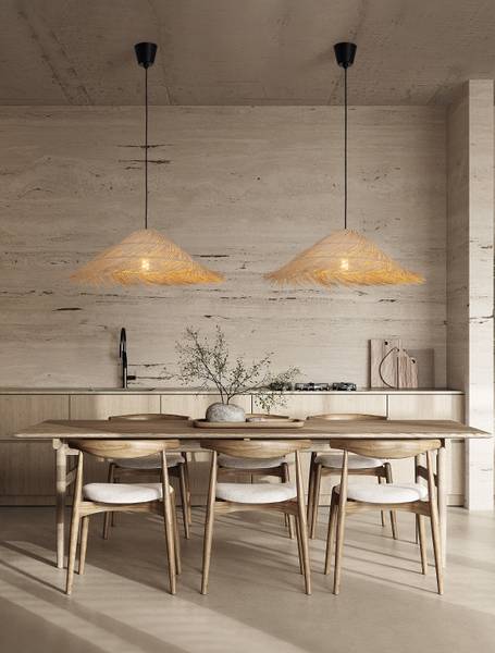 Suspension Alua rotin - marron